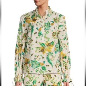 Antonio Melani
x The Nat Note Ivy Paisley Floral Print Voile Tied Sleeve Blouse